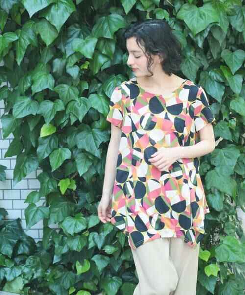 Jocomomola / ホコモモラ カットソー | BOLA DE CRISTAL　クリスタル柄 吸水速乾 チュニックカットソー | 詳細10