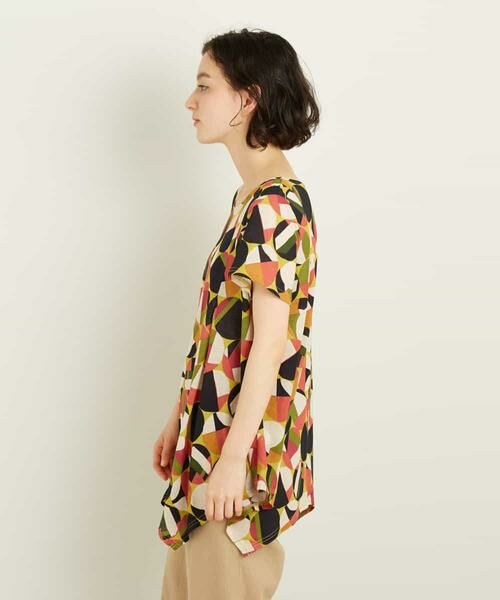 Jocomomola / ホコモモラ カットソー | BOLA DE CRISTAL　クリスタル柄 吸水速乾 チュニックカットソー | 詳細2