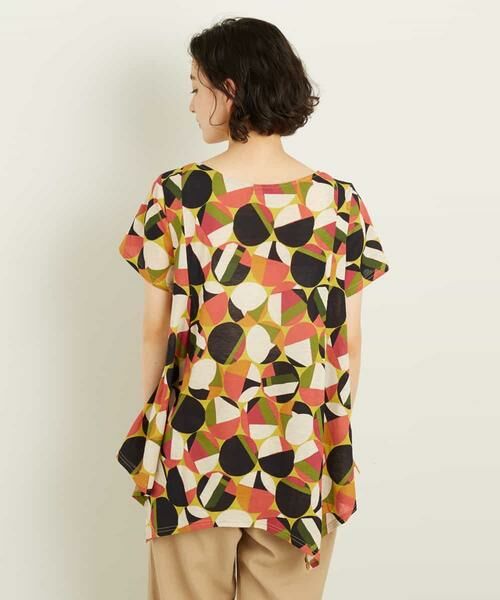 Jocomomola / ホコモモラ カットソー | BOLA DE CRISTAL　クリスタル柄 吸水速乾 チュニックカットソー | 詳細3