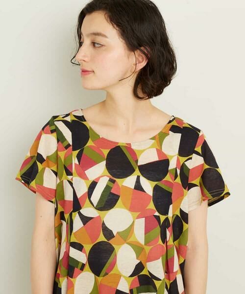 Jocomomola / ホコモモラ カットソー | BOLA DE CRISTAL　クリスタル柄 吸水速乾 チュニックカットソー | 詳細5