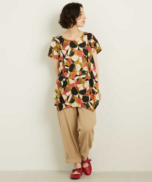 Jocomomola / ホコモモラ カットソー | BOLA DE CRISTAL　クリスタル柄 吸水速乾 チュニックカットソー | 詳細8