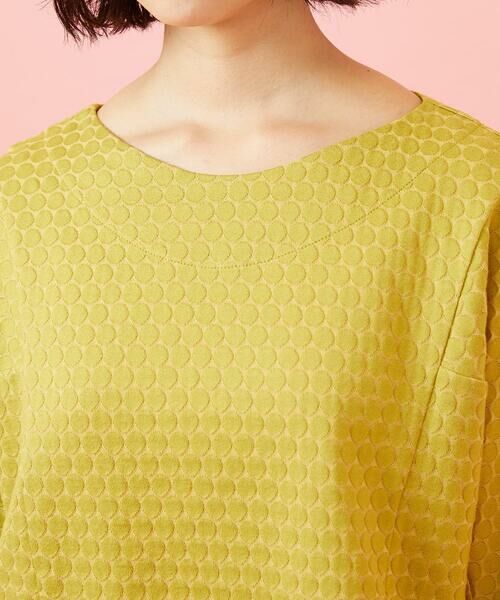 Jocomomola / ホコモモラ カットソー | Frijol ドットジャカードドルマンスリーブカットソー | 詳細4