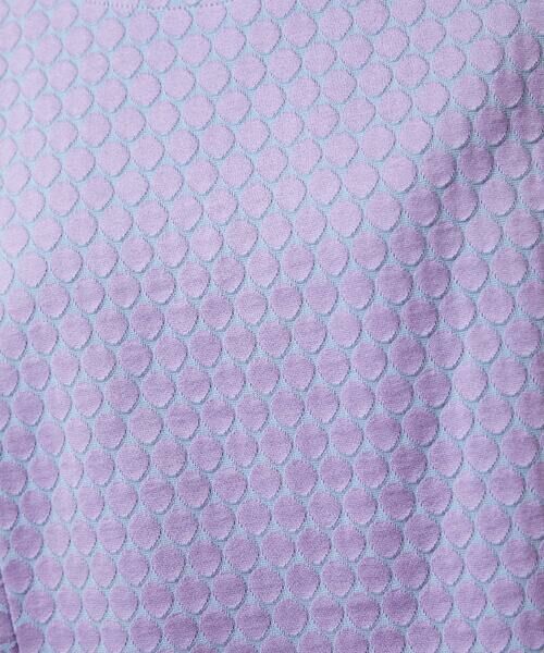 Jocomomola / ホコモモラ カットソー | Frijol ドットジャカードドルマンスリーブカットソー | 詳細10