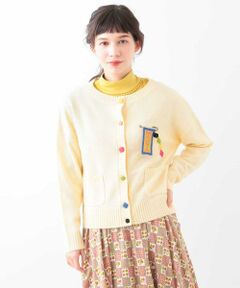 Jocomomola / ホコモモラ カーディガン・ボレロ | MAGIA KNIT　マジックモチーフ ニットカーディガン