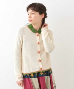 MALDITO KNIT　バイカラーラインカーディガン