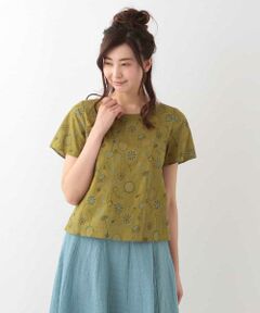 Jocomomola / ホコモモラ シャツ・ブラウス | Flores Hielo emb　総刺繍ブラウス