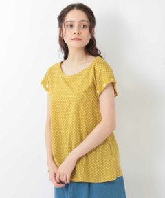 Jocomomola / ホコモモラ カットソー | ソーナノドット　フレンチスリーブデザインカットソー