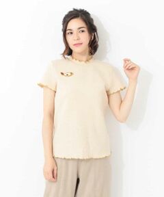 Jocomomola / ホコモモラ カットソー | ストレッチサッカー　ボトルネックカットソー