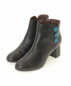 Jocomomola / ホコモモラ ブーツ（ロング丈） | 刺繍ブーツ　エンブロイダリーローヒール ブーティ