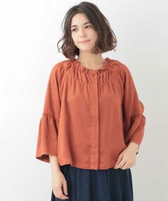 Jocomomola / ホコモモラ シャツ・ブラウス | ライトスウェード　デザインブラウス