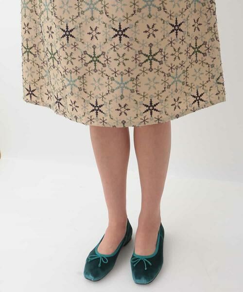 Jocomomola / ホコモモラ ドレス | MARMEID EMB　総刺繍スノークリスタル ノースリーブドレス | 詳細1
