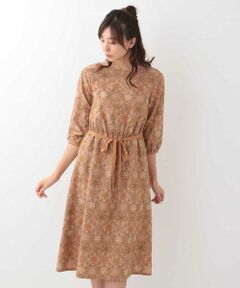 Jocomomola / ホコモモラ ドレス | MARMEID EMB　総刺繍スノークリスタル　ウエストギャザードレス