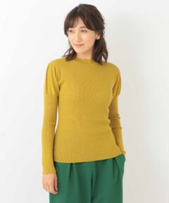 Jocomomola / ホコモモラ ニット・セーター | CASH WOOL　パフスリーブリブニット