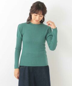 Jocomomola / ホコモモラ ニット・セーター | CASH WOOL　パフスリーブリブニット