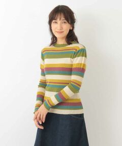 Jocomomola / ホコモモラ ニット・セーター | CASH WOOL　パフスリーブリブニット