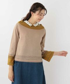 HOJARASCA KNIT　デザインステッチニット