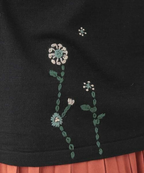 Jocomomola / ホコモモラ ニット・セーター | COPASGE NIEVE KNIT　フラワース刺繍ニットプルオーバー | 詳細10