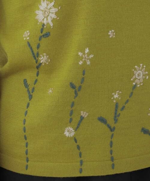 Jocomomola / ホコモモラ ニット・セーター | COPASGE NIEVE KNIT　フラワース刺繍ニットプルオーバー | 詳細6
