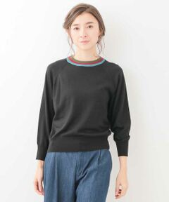 Jocomomola / ホコモモラ ニット・セーター | SERPEN TINAS KNIT　配色ラインニットプルオーバー