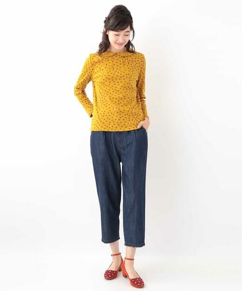 Jocomomola / ホコモモラ カットソー | Lunares ラウンドカラードットカットソー | 詳細8