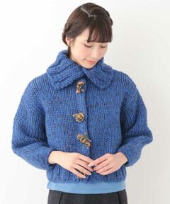 pescar knit　ショート丈ニットジャケット