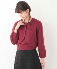 Geometria knit　ニットボレロカーディガン