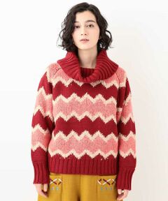 Jocomomola / ホコモモラ ニット・セーター | Envolver ボーダーニット