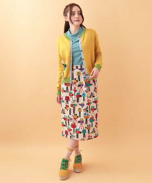 Jocomomola / ホコモモラ ミニ・ひざ丈スカート | カメラデザインスカート | 詳細8