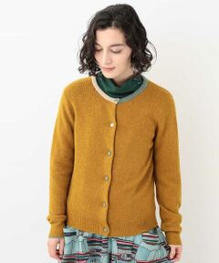 YAK MIX KNIT　ポイントカラーカーディガン