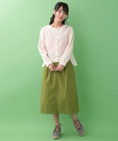 Jocomomola / ホコモモラ ロング・マキシ丈スカート | ナイロンタックスカート