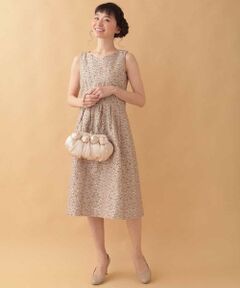 Jocomomola / ホコモモラ ロング・マキシ丈ワンピース | Fruto シャンタン　刺繍ノースリーブワンピース