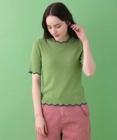 Jocomomola / ホコモモラ ニット・セーター | Onda スカラップカラーニット