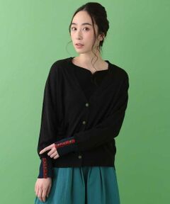 Jocomomola / ホコモモラ カーディガン・ボレロ | シルクリネン Vネックカーディガン