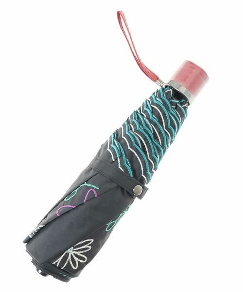 Jocomomola / ホコモモラ 傘 | 【晴雨兼用】フラワー刺繍折りたたみ傘 | 詳細7