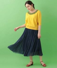 Jocomomola / ホコモモラ ニット・セーター | バテンレースニットプルオーバー