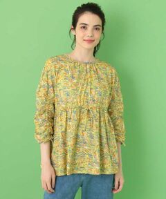 Jocomomola / ホコモモラ その他トップス | リーフ＆バードプリントチュニック