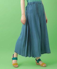 Jocomomola / ホコモモラ その他パンツ | テンセルデニムプリーツパンツ