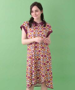 Jocomomola / ホコモモラ ロング・マキシ丈ワンピース | タイルプリントワンピース