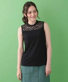 Jocomomola / ホコモモラ タンクトップ | ミリオンアイステンジク レースタンクトップ