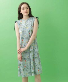 Jocomomola / ホコモモラ ロング・マキシ丈ワンピース | Hallstatt 街並みプリントワンピース