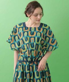 Jocomomola / ホコモモラ シャツ・ブラウス | HUELLA 足跡モチーフブラウス