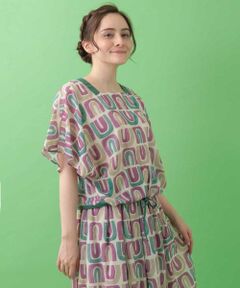 Jocomomola / ホコモモラ シャツ・ブラウス | HUELLA 足跡モチーフブラウス