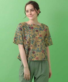 Jocomomola / ホコモモラ シャツ・ブラウス | 【前後着用OK】Wising rain ボタニカルブラウス