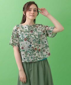 Jocomomola / ホコモモラ シャツ・ブラウス | 【前後着用OK】Wising rain ボタニカルブラウス