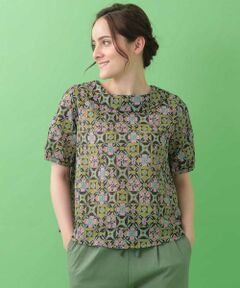 Jocomomola / ホコモモラ シャツ・ブラウス | 【前後着用OK】Geo Flores pt 幾何学プリントブラウス