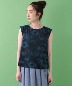 Jocomomola / ホコモモラ カットソー | おさかなジャガードカットソー
