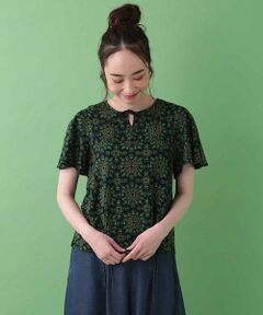 Jocomomola / ホコモモラ カットソー | フラワープリントカットソー