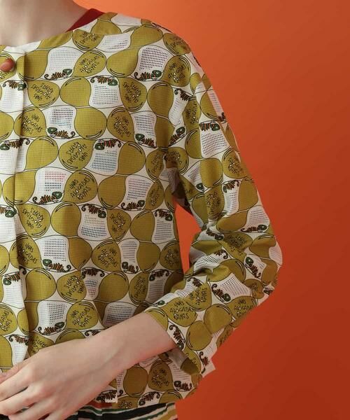 Jocomomola / ホコモモラ シャツ・ブラウス | camaleon カメレオンプリントブラウス | 詳細5