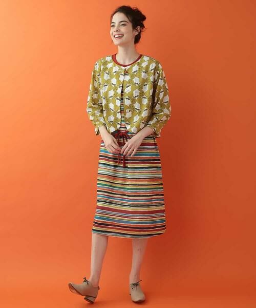 Jocomomola / ホコモモラ シャツ・ブラウス | camaleon カメレオンプリントブラウス | 詳細8