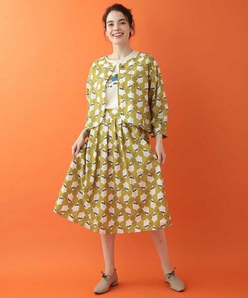 Jocomomola / ホコモモラ シャツ・ブラウス | camaleon カメレオンプリントブラウス | 詳細9